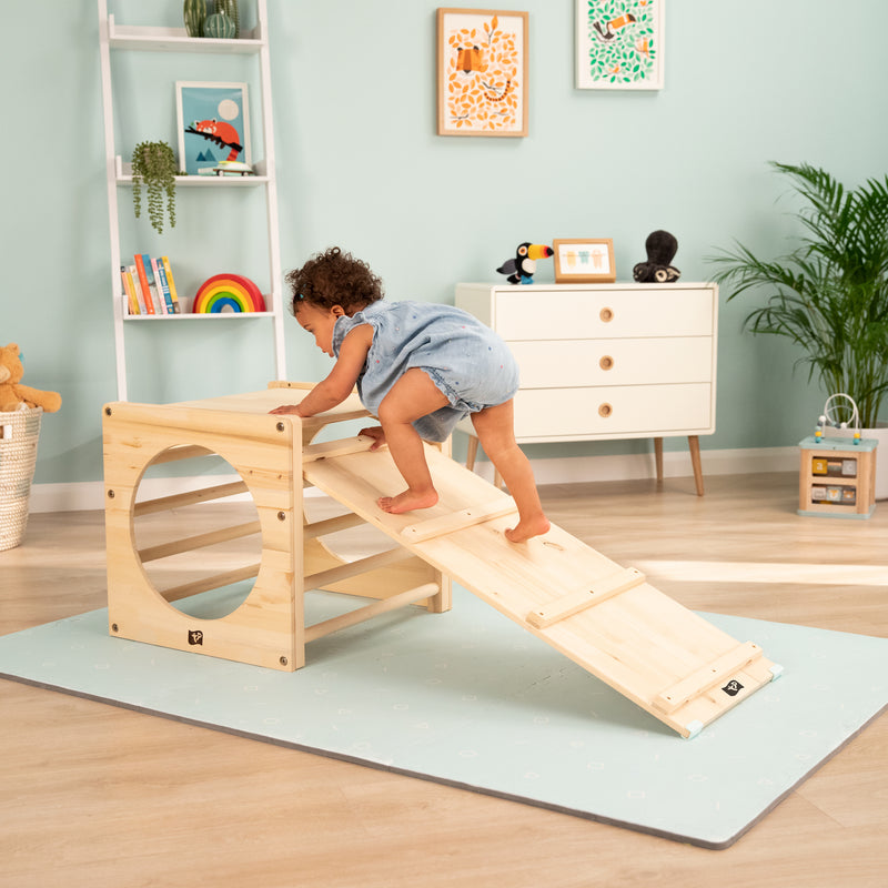 TP Active-Tots Pikler Style Wooden Climbing Bridge and Slide - FSC<sup>&reg;</sup> certified