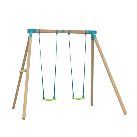 Kingswood Double Squarewood Swing Set FSC® certified