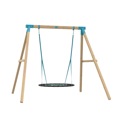 TP Kingswood Double Swing Squarewood Set with Giant Nest Swing - FSC<sup>&reg;</sup> certified