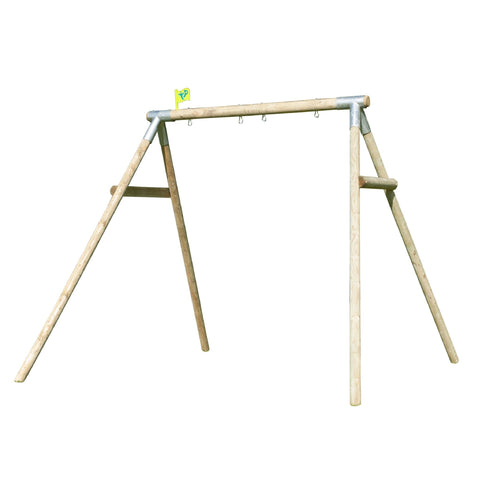 Knightswood Double Wooden Swing Frame