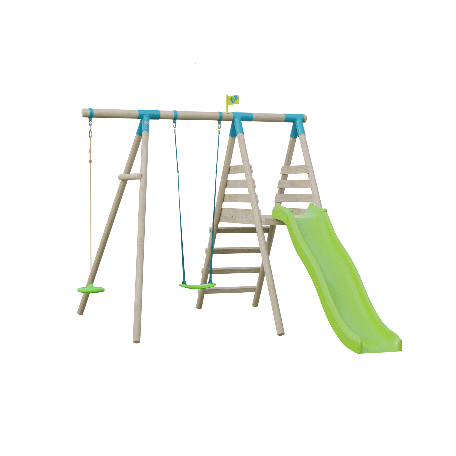 Build Your Own Knightswood Wooden Single & Deck Swing Frame