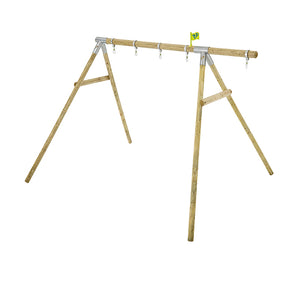 TP Knightswood Double Wooden Swing Frame & Extension-FSC<sup>&reg;</sup>