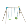 TP Knightswood Compact Wooden Double Swing Set - Builder - FSC<sup>&reg;</sup> certified