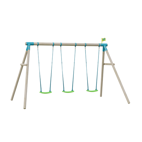 Build Your Own Triple Compact Roundwood Swing Frame