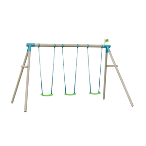 Build Your Own TP Triple Compact Roundwood Swing Frame - FSC<sup>&reg;</sup> certified