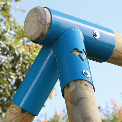 TP Knightswood Single Wooden Swing Set With Nest Swing - FSC® certified Image 3