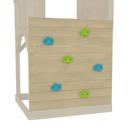 Treehouse Wooden Play Tower Climbing Wall FSC® certified